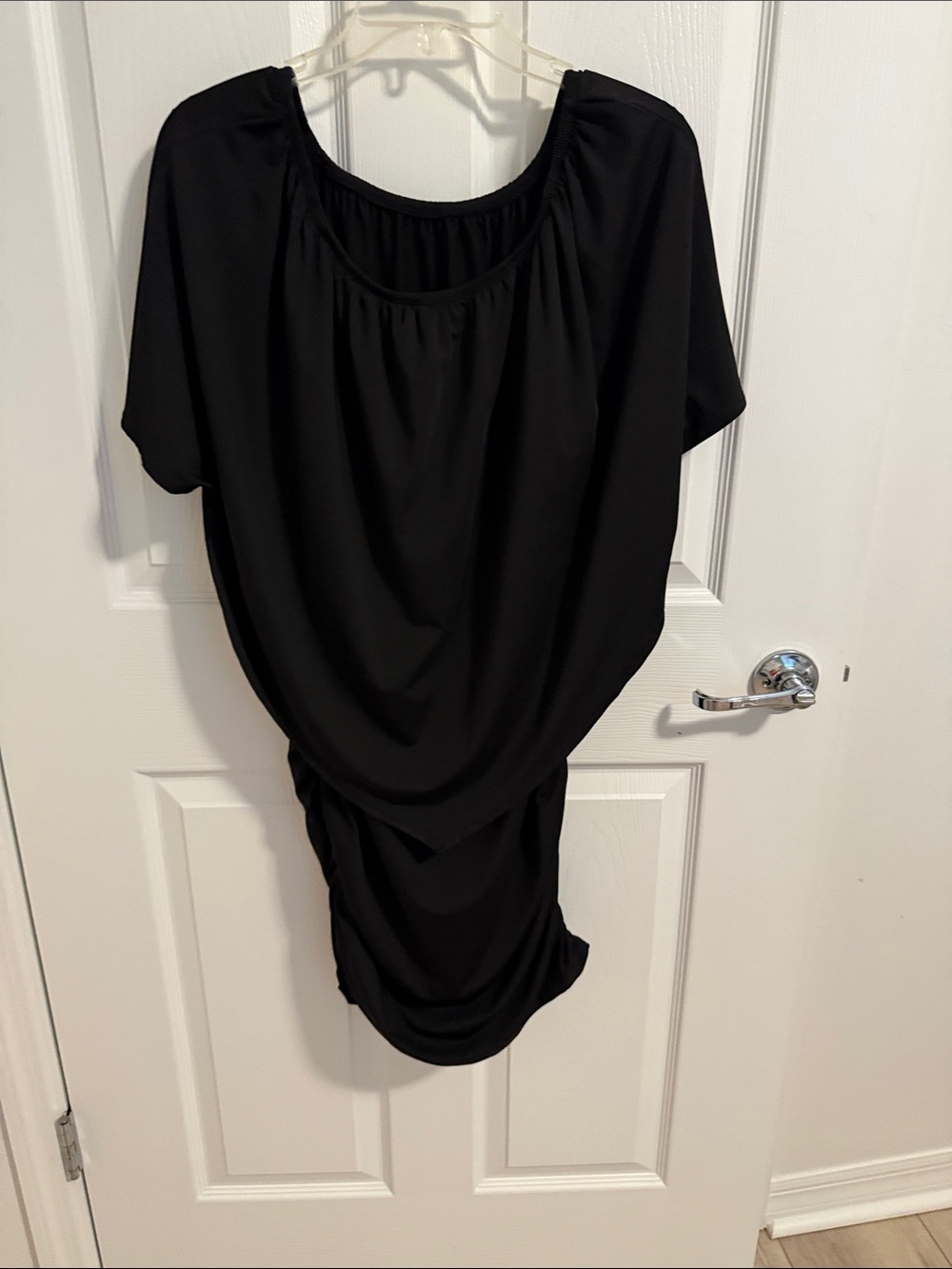 Classic Black Womens Dress - Versatile Scoop Neck